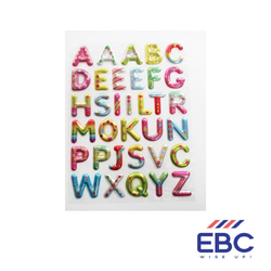 3D Alphabet Sticker